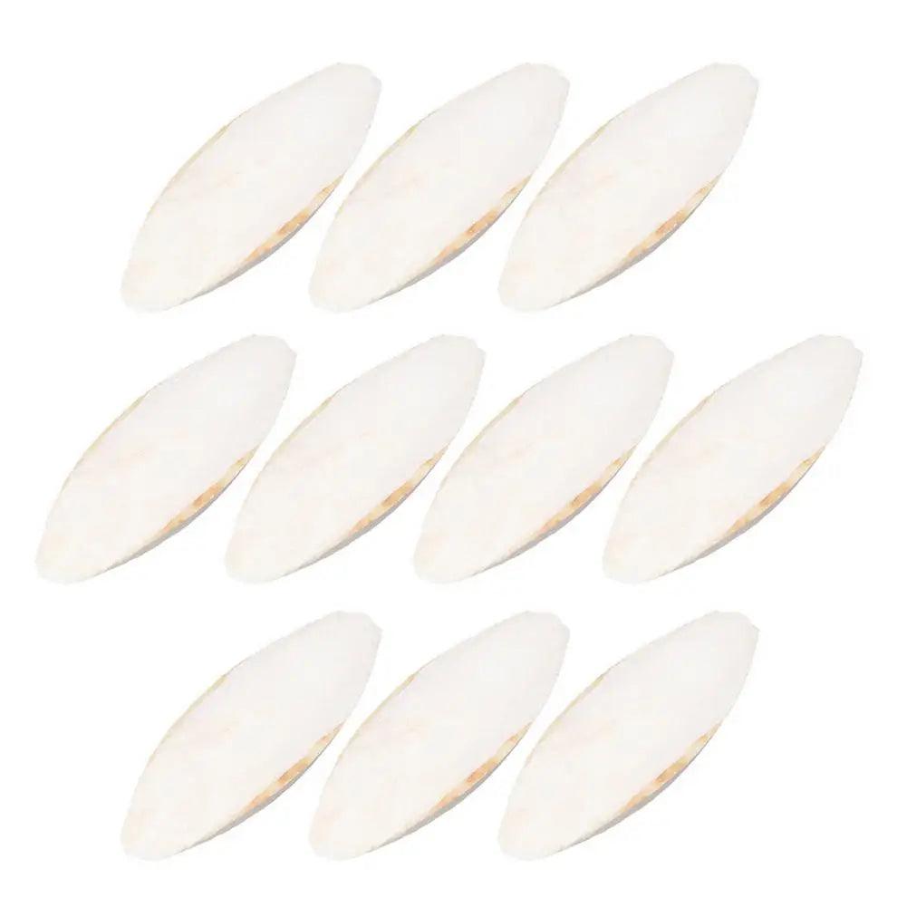 10PCS/SET Bird Cuttlebone Cuddle Bone Natural Cuddle Bone Parrot Chew Toys Chewing Cuttlefish Bone Bird Cuttlebone