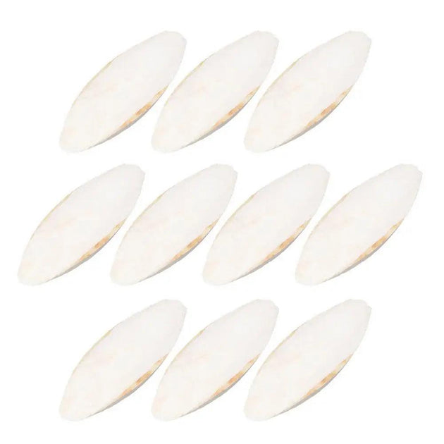 10PCS/SET Bird Cuttlebone Cuddle Bone Natural Cuddle Bone Parrot Chew Toys Chewing Cuttlefish Bone Bird Cuttlebone