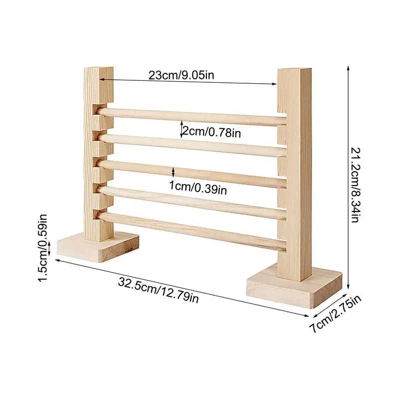 Rabbit Jump Bar Training Games Bunny Toy Interactive Rabbit Exercise Obstacle Jump Hurdle Bar Rabbit Running Height Adjustable