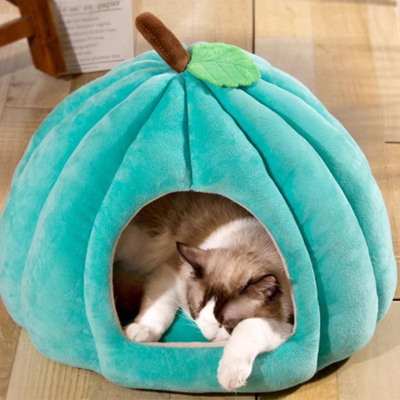 Bed for Cats Plush Beds Banana Puppy Warm Accessory Winter House Accessories Pet Basket Things Goods Houses and Habitats Dog All