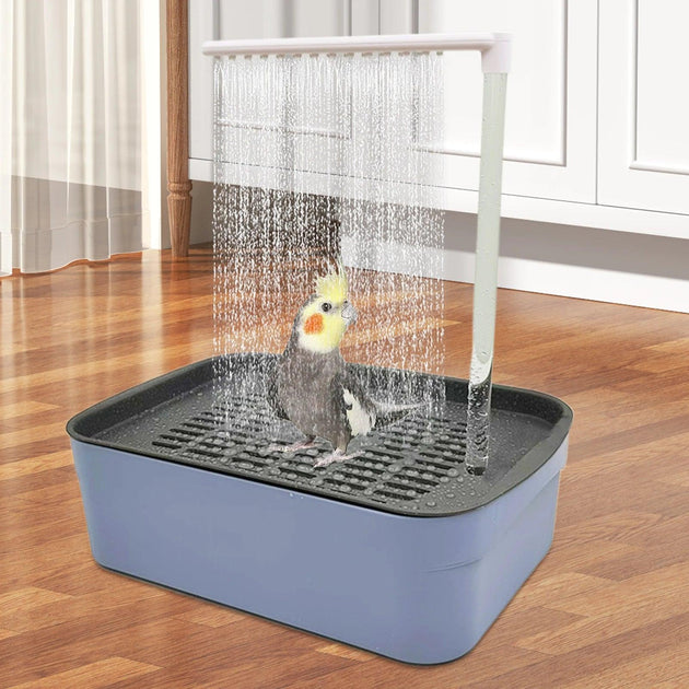 Parrot Automatic Bathtub Bird Bath Circulating Water Shower Parrot Circulation Shower Pet Bird Bathtub Bird Cleaning Bath Tub