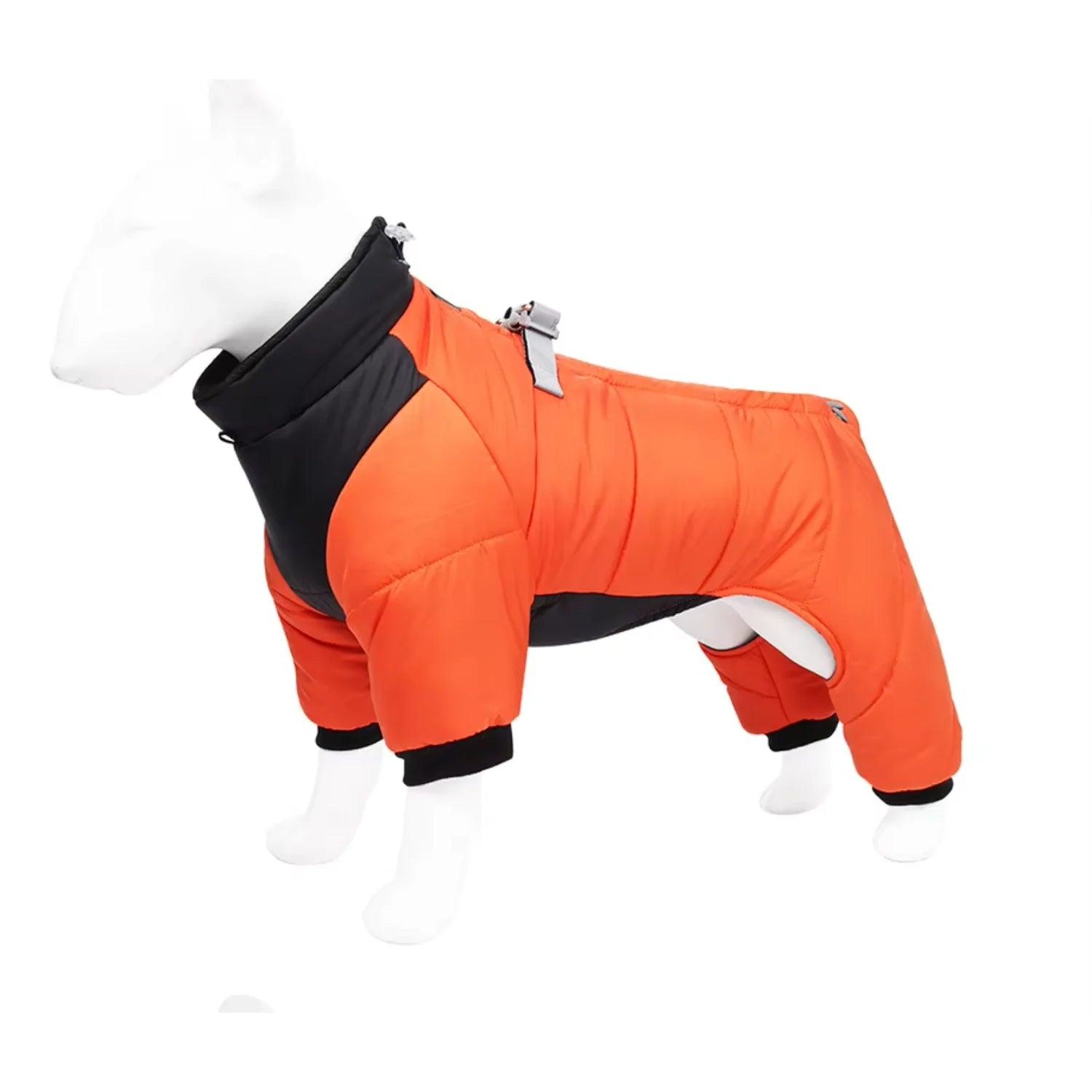 Pet Apparel Dog Clothes Luxury Thick  Warm Winter jacket  Waterproof Dog Jumpsuit Clothes